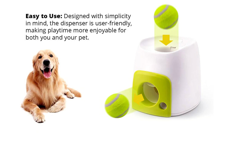 Smart Automatic Ball & Treat Dispenser for Pets – Interactive Pet Toy with Timer & Remote Control